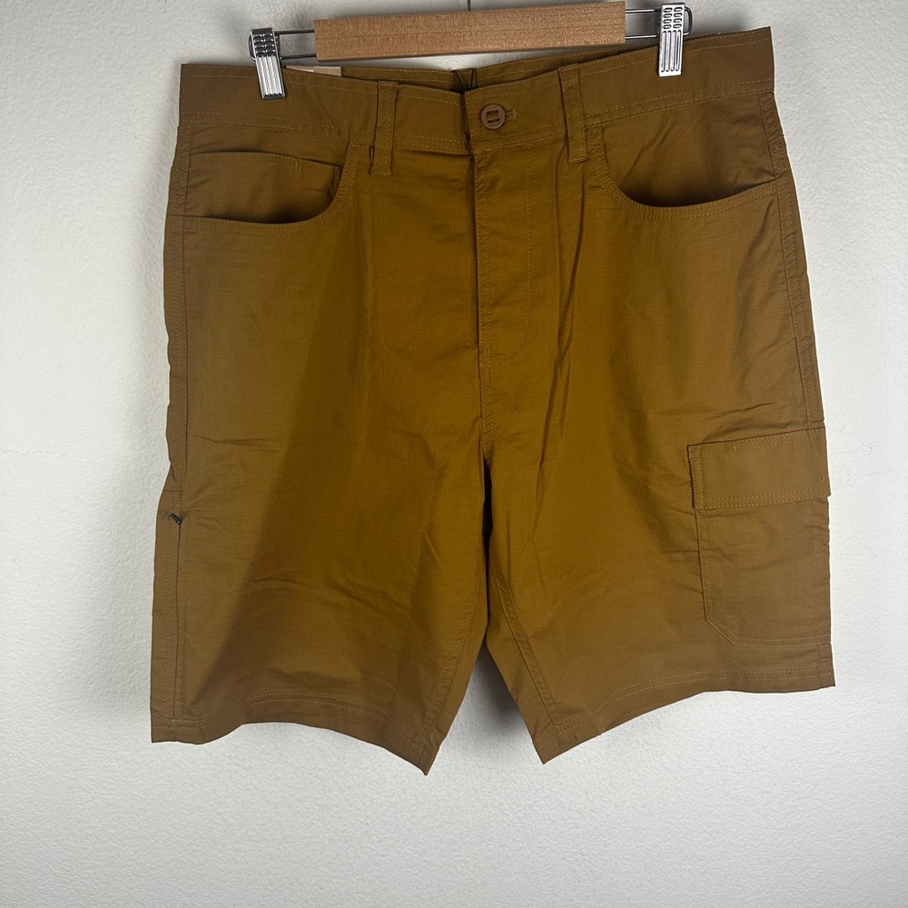 prAna Columbia Sportswear Double Peak 10” Short Antique Bronze Men's 34 NWT